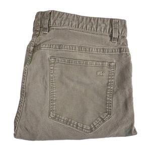 Stio Rivet Corduroy Pants Mens 36L X 33 Tan Straight Fit Organic Cotton Outdoors